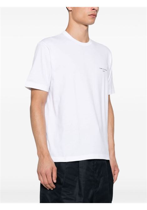 T-shirt con stampa in bianco Comme des garcons homme - Unisex COMME DES GARCONS HOMME | HNT1013